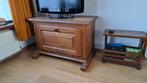 Tv-meubel, kast, dressoir klepdeur voorkant eiken hout, Ophalen, Gebruikt, Met deur(en), Eikenhout