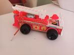 Vintage Fisher Price Brandweer met geluid uit jaren 60 #720, Ophalen of Verzenden, Gebruikt