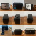 Vintage eenvoudig Kienzle compact wekkertje op 1 batterij, Ophalen of Verzenden, Gebruikt, Analoog, Wekker of Tafelklok