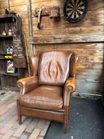 Dikke chesterfield Oorfauteuil, Huis en Inrichting, Chesterfield, Ophalen of Verzenden, Zo goed als nieuw, 75 tot 100 cm