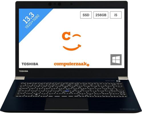 Toshiba Portege X30-E-1G7/Intel Core i5 1.60GHz/8GB/256GB SS, Computers en Software, Windows Laptops, Refurbished, 13 inch, SSD