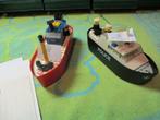 2x lego boten 310-3: Tug -314-1: Police Boat, Kinderen en Baby's, Speelgoed | Duplo en Lego, Ophalen of Verzenden, Gebruikt, Complete set