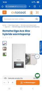 Remeha Elga Ace 4kW Hybride Warmtepomp, Doe-het-zelf en Verbouw, Ophalen, Nieuw
