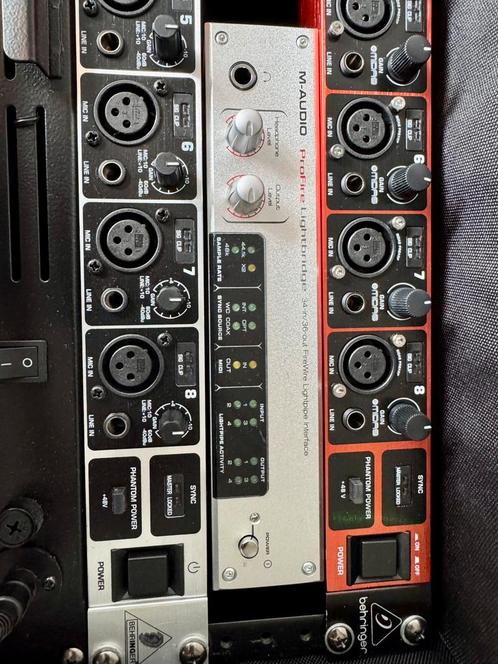 M-Audio, Behringer Ada8000 en Ada8200 hardcase, Muziek en Instrumenten, Soundmodules, Zo goed als nieuw, Overige merken, Ophalen