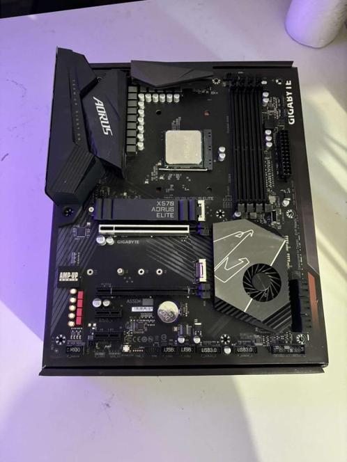 Gigabyte X570 Aorus Elite + Ryzen 7 5800x, Computers en Software, Moederborden, Zo goed als nieuw, AMD, DDR4, Ophalen of Verzenden