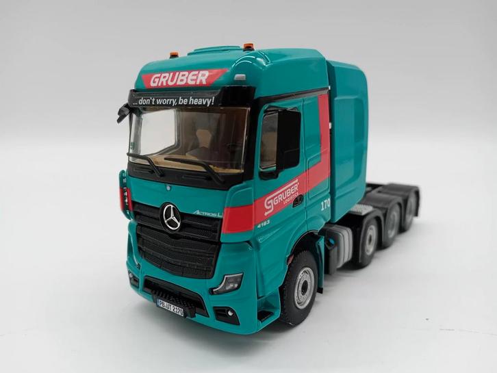 WSI MERCEDES BENZ ACTROS MP5 SLT BIG SPACE 8X4 - GRUBER, Hobby en Vrije tijd, Modelauto's | 1:50, Nieuw, Bus of Vrachtwagen, Wsi