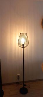Staande lamp zwart metaal 'tulp' 162cm, Ophalen, Zo goed als nieuw, Metaal, 150 tot 200 cm
