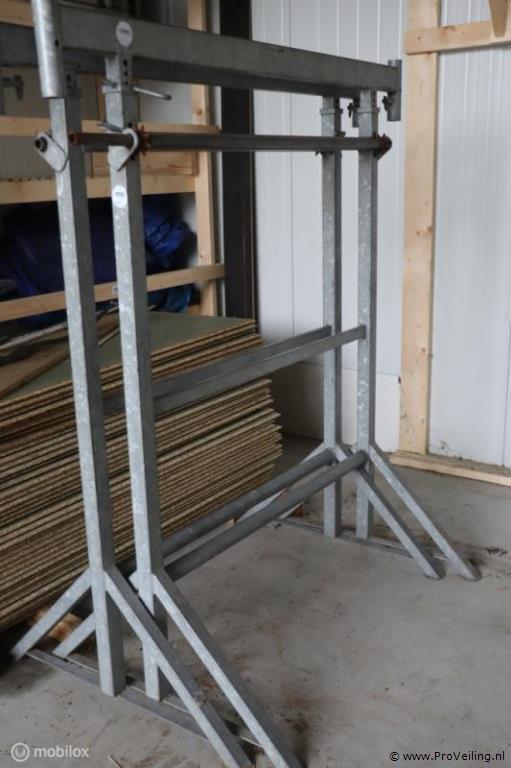 Online Veiling: Muba steigerbok type K3 - 157x5x170cm - 2..., Doe-het-zelf en Verbouw, Steigers, Gebruikt