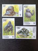 Congo 2002 WWF Gorillas, Postzegels en Munten, Postzegels | Afrika, Ophalen of Verzenden, Overige landen, Postfris