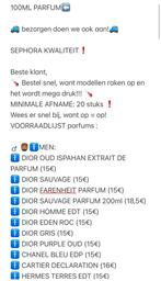 Parfum sephora groothandel, Ophalen, Nieuw