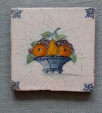 Makkummer tegel fruitmand, Antiek en Kunst, Ophalen of Verzenden
