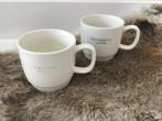 2 Grote Starbucks mugs wit mokken, Ophalen, Zo goed als nieuw, Overige stijlen, Kop(pen) en/of Schotel(s)