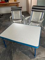 Camping set: 2 stoelen en tafel - zo goed als nieuw!, Caravans en Kamperen, Ophalen, Zo goed als nieuw