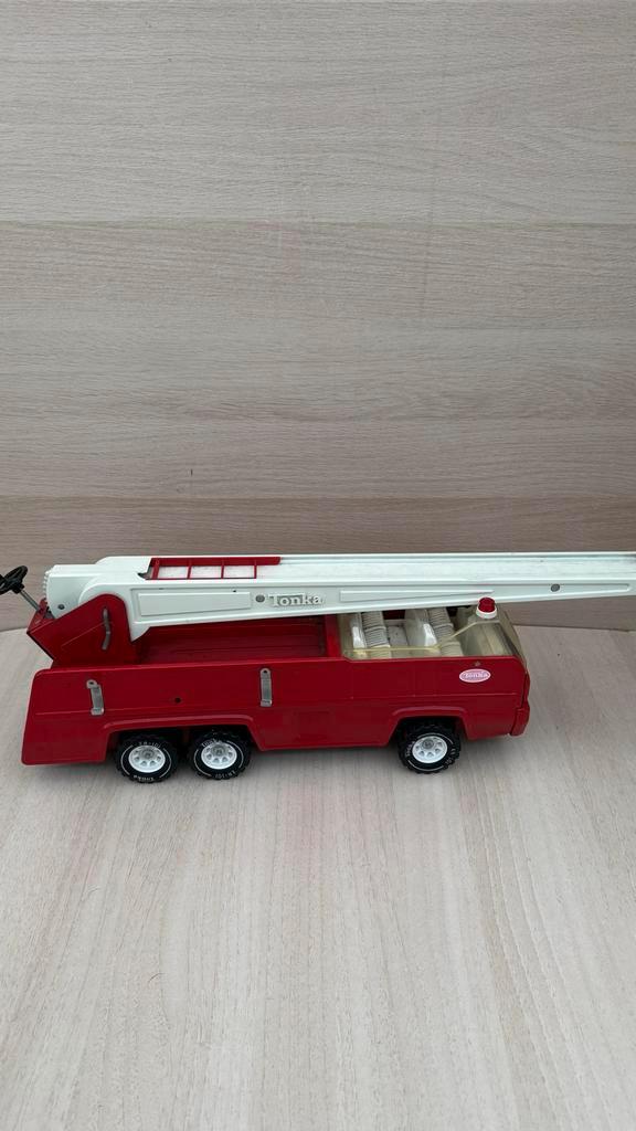 Vintage Tonka Ladder Brandweerwagen, Kinderen en Baby's, Speelgoed | Overig, Gebruikt, Jongen of Meisje, Ophalen of Verzenden