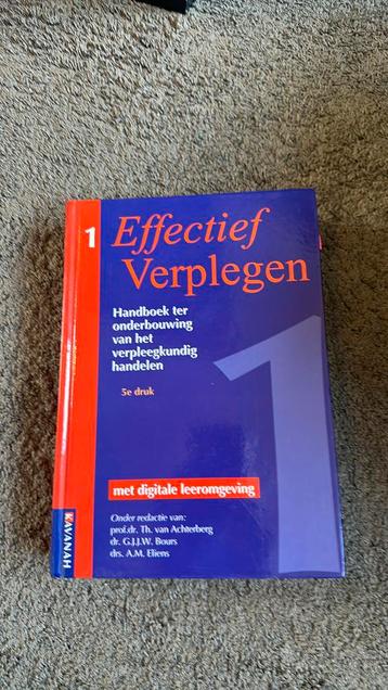 Effectief verplegen deel 1 beschikbaar voor biedingen