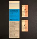 Treinkaartjes opening Hemspoortunnel (1983), Verzamelen, Spoorwegen en Tramwegen, Ophalen of Verzenden, Gebruikt, Trein