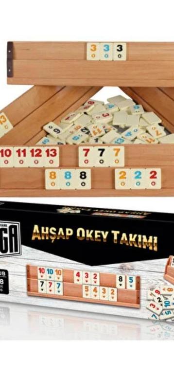 👋👋👋AHŞAP OKEY TAKIMI (NİEUW) houten rummyset]

👋👋👋 beschikbaar voor biedingen