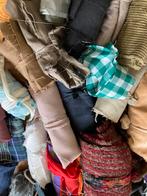 Grote zak vol stofjes uit de jaren 1970/80/90, Hobby en Vrije tijd, Stoffen en Lappen, Ophalen, Overige materialen, Gebruikt, Overige kleuren