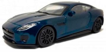 Bburago Jaguar F-Type Coupe blauw 1:43 nieuw in verpakking 