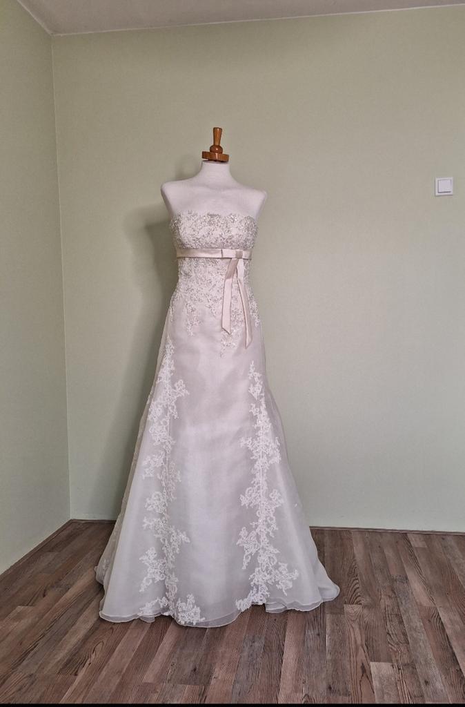 Trouwjurk Pronovias maat 38, Kleding | Dames, Trouwkleding en Trouwaccessoires, Zo goed als nieuw, Trouwjurk, Overige kleuren