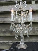 ZEER MOOIE ANTIEKE KRISTALLEN TAFELLAMP, Antiek en Kunst, Ophalen