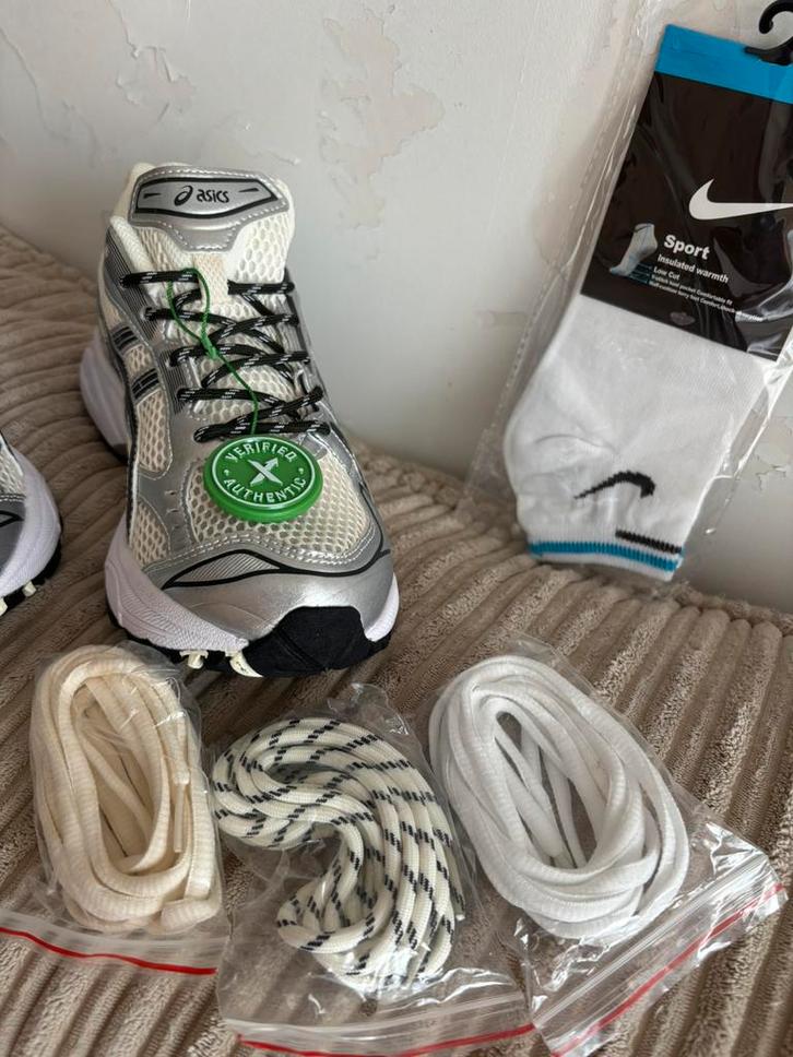 Asics Kayano 14 – Kith Cream Scarab, Kleding | Heren, Schoenen, Nieuw, Sneakers of Gympen, Wit, Ophalen of Verzenden