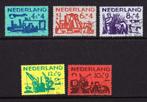 Nederland NVPH 722-726 gestempeld, Na 1940, Verzenden, Gestempeld