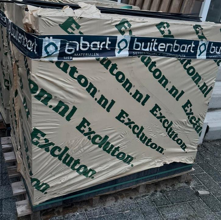 Stapel blokken antraciet, Tuin en Terras, Tegels en Klinkers, Overige typen, Beton, 10 m² of meer, Ophalen of Verzenden