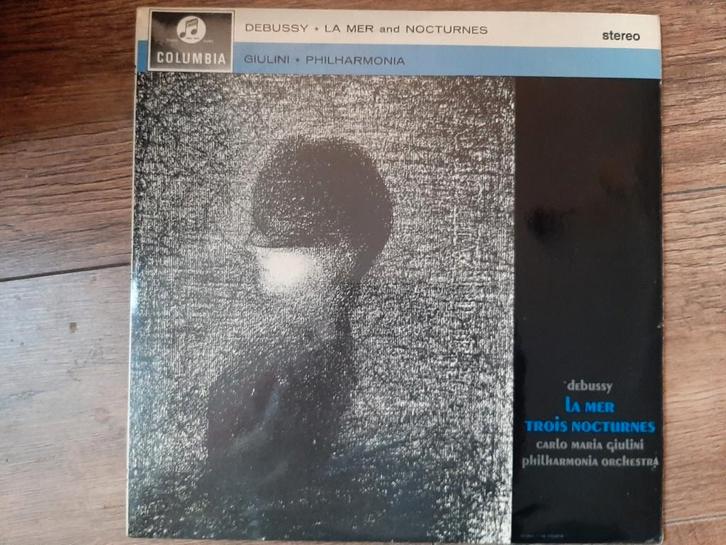Claude Debussy /Giulini – La Mer And Nocturnes -SAX 2463, Cd's en Dvd's, Vinyl | Klassiek, Gebruikt, Classicisme, Overige typen