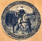 Delfts Blauw Wandbord Petrus Regout Maastricht, Antiek en Kunst, Ophalen of Verzenden