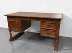 Vintage Houten Bureau, Huis en Inrichting, Bureaus, Ophalen, -, -, Zo goed als nieuw
