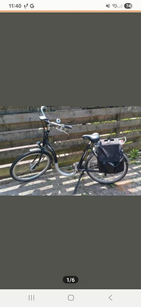 Sparta E-bike met lage instap, Fietsen en Brommers, Elektrische fietsen, Gebruikt, Sparta, Minder dan 47 cm, 30 tot 50 km per accu