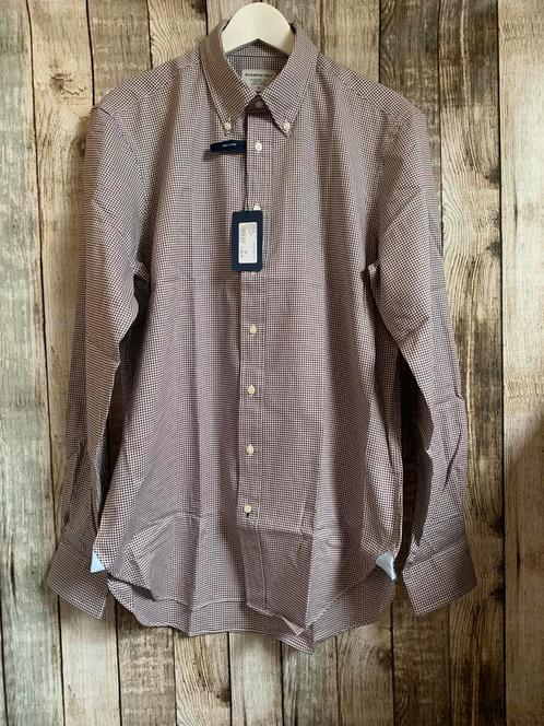 Nieuw mooi bruin/wit ruit overhemd van Steppin Out (Maat XL), Kleding | Heren, Overhemden, Nieuw, Halswijdte 43/44 (XL), Bruin