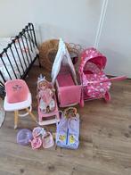 Babyborn Set: Wipper, Eetstoel, Wieg, Pakje & Meer!, Kinderen en Baby's, Speelgoed | Poppen, Ophalen, Zo goed als nieuw, Babypop
