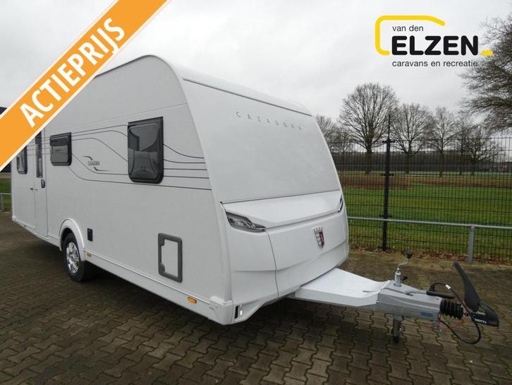 Tabbert Cazadora 490 TD Model 2025, incl. opties, Caravans en Kamperen, Caravans, Bedrijf, tot en met 4, 1250 - 1500 kg, Rondzit