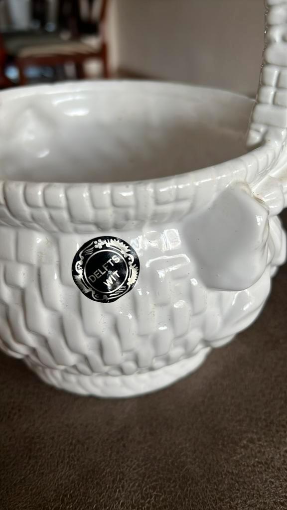 Mandje, Antiek en Kunst, Antiek | Schalen, Ophalen of Verzenden