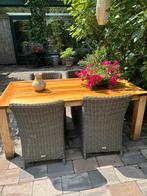 Tuintafel teak 180x90 cm, Ophalen, Gebruikt