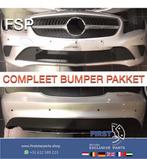 W117 C117 CLA COMPLETE VOORBUMPER + ACHTERBUMPER SET ZILVERG