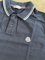 Moncler polo shirt Maat L - marine blauw, Kleding | Heren, Blauw, Ophalen of Verzenden, Zo goed als nieuw, Nvt