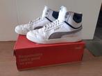 Nette Puma half hoge sneakers maat 41 wit grijs blauw goud, Gebruikt, Puma, Schoenen, Ophalen of Verzenden