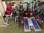 veel keuze rolstoelfietsen met ondersteuning en garantie, 20 inch of meer, Versnellingen, Zo goed als nieuw, Deels opvouwbaar