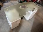 Manicure Tafel met Extra Glasplaten, Huis en Inrichting, Bureaus, Ophalen, Gebruikt, Bureau