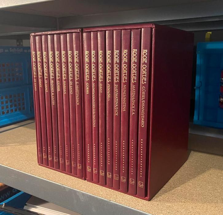 De eerste 16 delen Rooie Oortjes (zie foto’s)), Boeken, Stripboeken, Zo goed als nieuw, Meerdere stripboeken, Ophalen of Verzenden