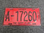 Kentekenplaat Aruba nummerbord Nummerplaat License plate, Verzamelen, Ophalen of Verzenden, Gebruikt, Auto's