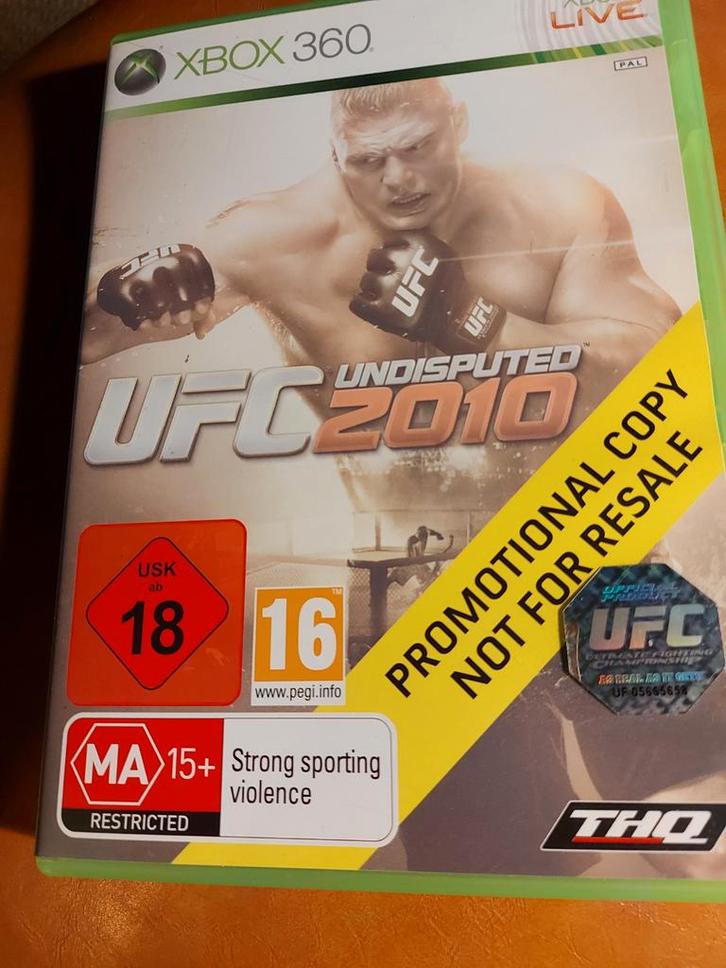 UFC Undisputed 2010 - Xbox 360, Spelcomputers en Games, Games | Xbox 360, Gebruikt, Vechten, 1 speler, Vanaf 16 jaar, Online, Ophalen of Verzenden