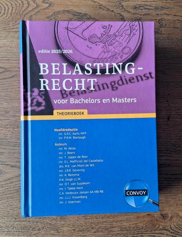 Belastingrecht voor Bachelors en Masters - NIEUW beschikbaar voor biedingen