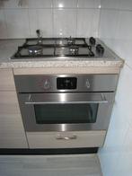 elektrische inbouw oven + 4 pits gaskookplaat, Witgoed en Apparatuur, Ovens, Gebruikt, Oven met grill, Inbouw, 45 tot 60 cm