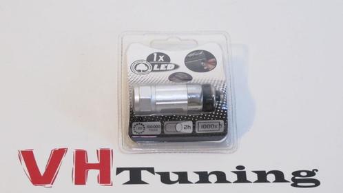 Aansteker LED lamp 34056 aluminium/paars of rood, Auto diversen, Tuning en Styling, Ophalen of Verzenden