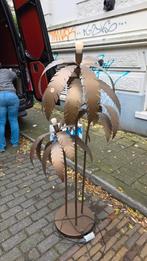 Koperen Hollywood regency palmboom lamp, Ophalen