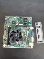 HP mobo + I/O shield Intel i5-3470 Quadcore @ 3,60Ghz max., DDR3, Ophalen of Verzenden, Zo goed als nieuw, ATX